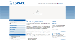 Desktop Screenshot of espace-sa.fr